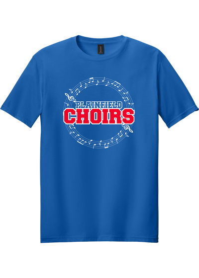 Plainfield Choirs Notes Circle T-shirt - YSD