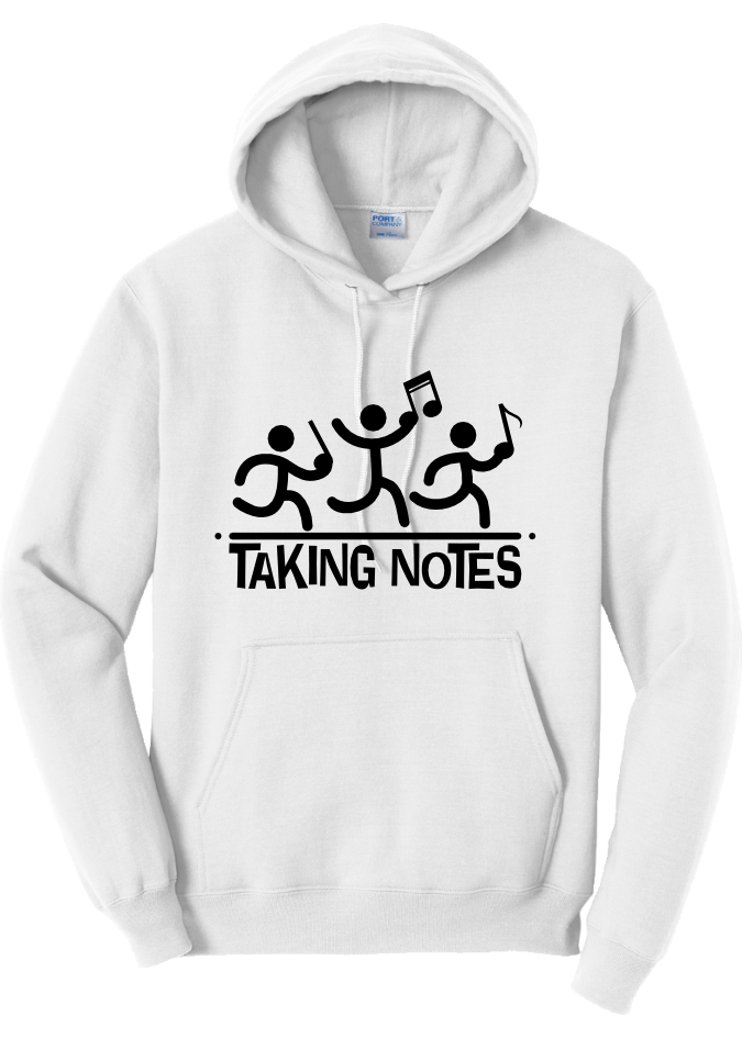 Taking Notes Plainfield Choirs Hoodie