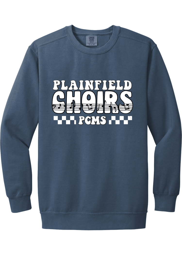 Plainfield Middle School Choirs Checkered Boutique Pullover - YSD