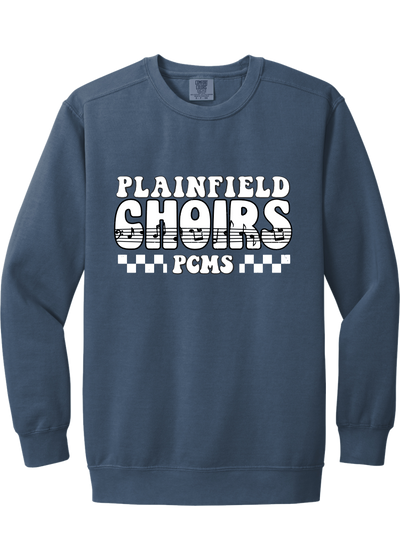 Plainfield Middle School Choirs Checkered Boutique Pullover - YSD