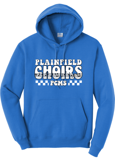 Plainfield Middle School Choirs Checkered Hoodie - YSD