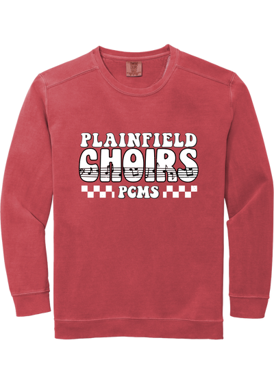 Plainfield Middle School Choirs Checkered Boutique Pullover - YSD