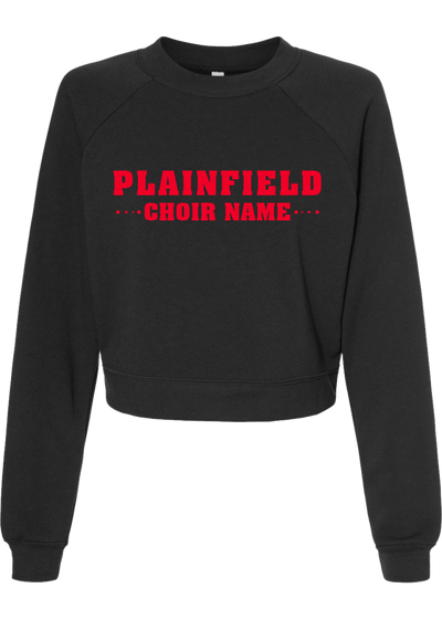 Plainfield Middle School Choir Name Design 2 Crop Pullover - YSD