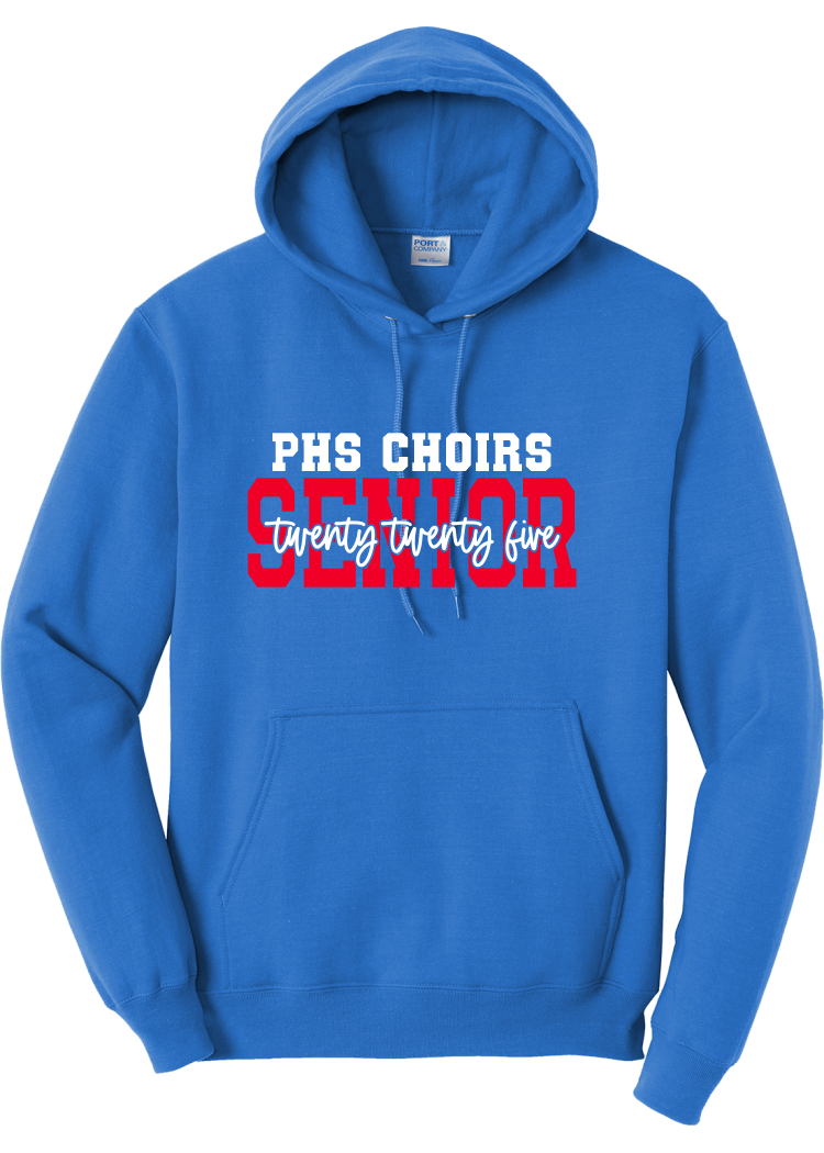 Plainfield Senior 2025 Cursive Hoodie