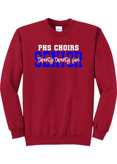 Plainfield Senior 2025 Cursive Crewneck