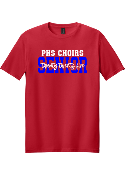 Plainfield Senior 2025 Cursive T-shirt