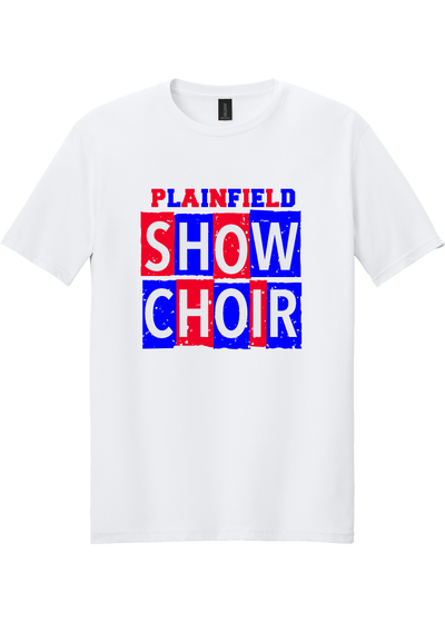 Plainfield Show Choir Blocks White T-shirt - YSD