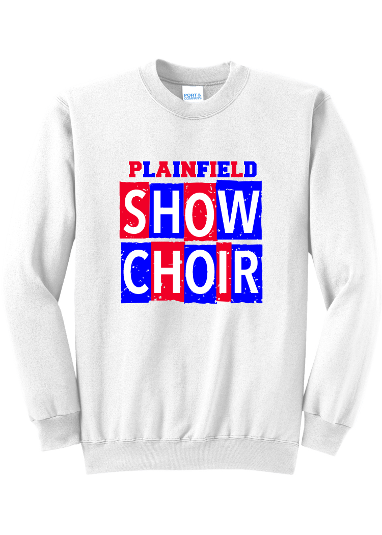 Plainfield Show Choir Blocks Crewneck - YSD