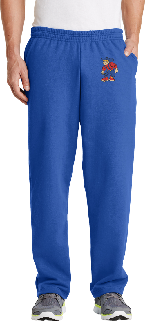 Plainfield Wrestling Core Fleece Sweatpants with Pockets - Y&S Designs, LLC