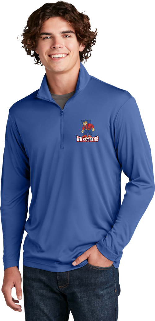 Plainfield Wrestling 1/4-Zip Pullover - Y&S Designs, LLC