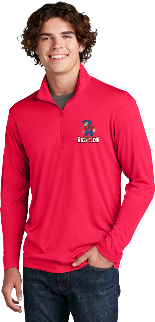 Plainfield Wrestling 1/4-Zip Pullover - Y&S Designs, LLC