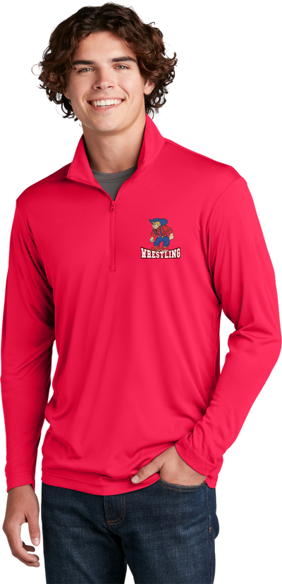 Plainfield Wrestling 1/4-Zip Pullover - Y&S Designs, LLC