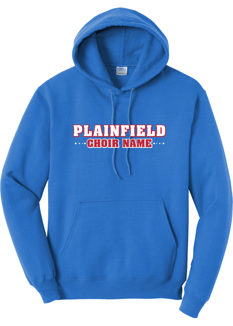 Plainfield High School Choir Names Design 1 Hoodie - YSD