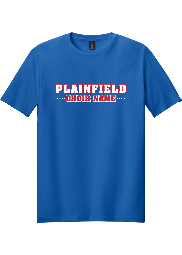 Plainfield Middle School Choir Name Design 1 T-shirt - YSD