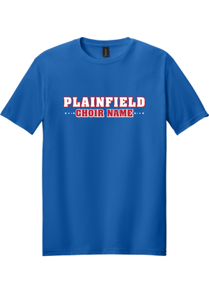 Plainfield Middle School Choir Name Design 1 T-shirt - YSD