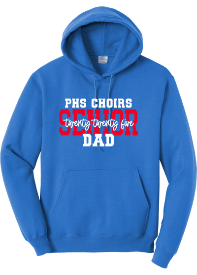 Plainfield Choirs Senior DAD,MOM 2025 Cursive Hoodie