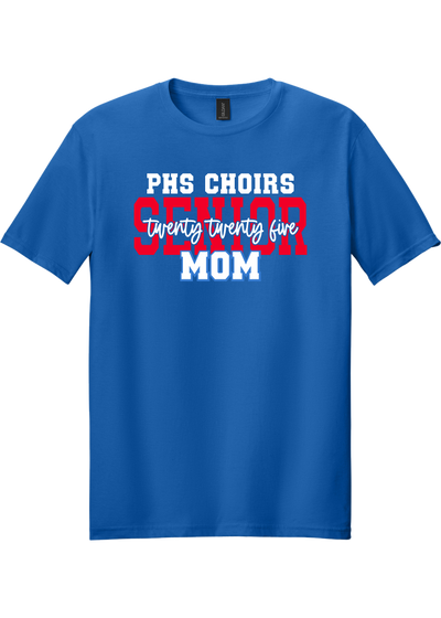 Plainfield Choirs Senior DAD,MOM 2025 Cursive T-shirt