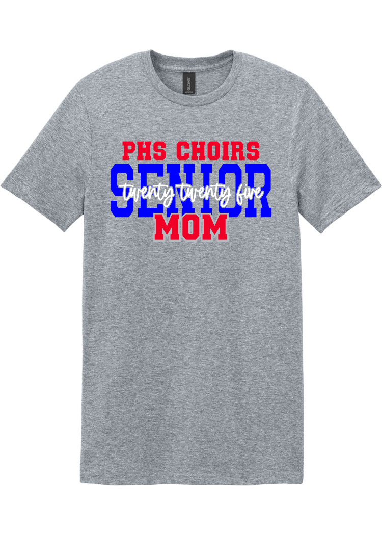 Plainfield Choirs Senior DAD,MOM 2025 Cursive T-shirt