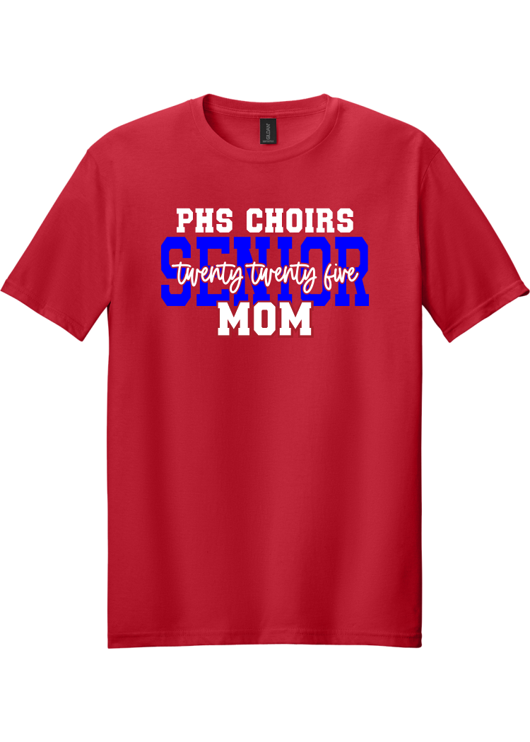 Plainfield Choirs Senior DAD,MOM 2025 Cursive T-shirt