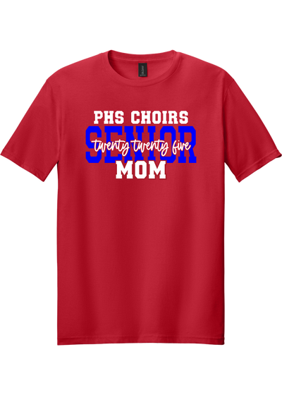 Plainfield Choirs Senior DAD,MOM 2025 Cursive T-shirt