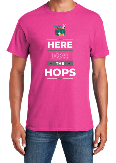 Kegs & Eggs T-Shirt Here for the Hops - YSD