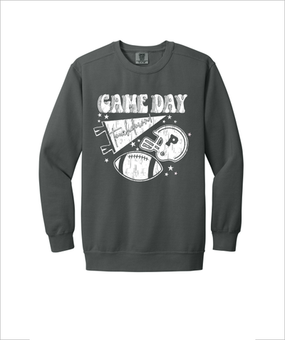 WHITE GAME DAY COMFORT COLOR CREW NECK - YSD