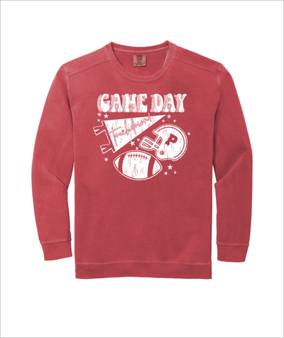 WHITE GAME DAY COMFORT COLOR CREW NECK - YSD