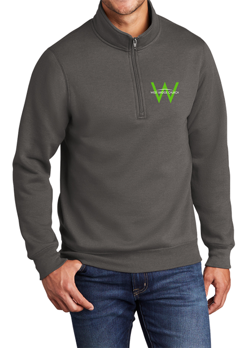 West Bridge Church Core Fleece 1/4-Zip Pullover Sweatshirt - YSD