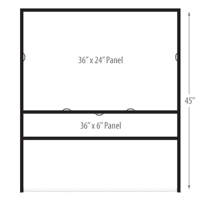 24 X 36 REAL ESTATE FRAME SIGN - Y&S Designs, LLC