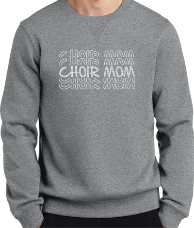 PLAINFIELD CHOIRS MOM Fleece Crew Sweatshirt - Y&S Designs, LLC