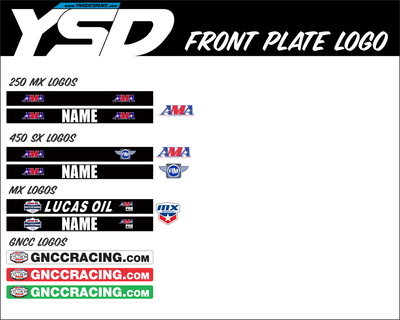 BASIC SERIES NUMBER PLATES - Y&S Designs, LLC