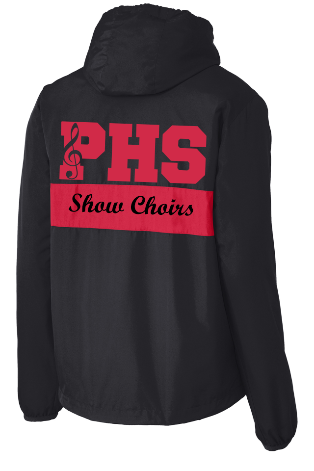 PLAINFIELD CHOIRS WINDBREAKER WITH HOOD - Y&S Designs, LLC