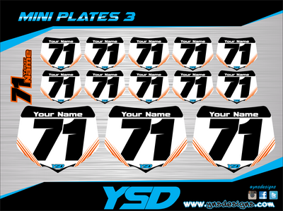 Mini Plate sheet - Y&S Designs, LLC